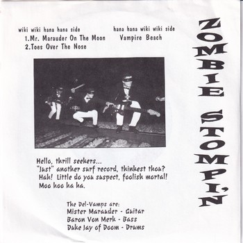 The Del-Vamps - Surf Stompin' Nightmare (7") - Image 2