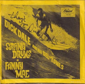 Dick Dale and His Del-Tones - Surfing Drums (7") - Image 2