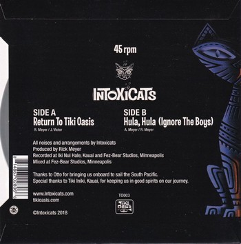 Intoxicats - Return to Tiki Oasis (7") - Image 2