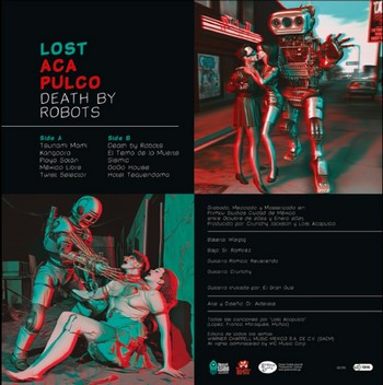 Lost Acapulco - Death by Robots (LP) - Image 2