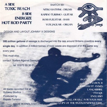 The Surf Creatures - Toxic Beach (7") - Image 2