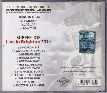Surfer Joe - El Sonido Cojonudo de Surfer Joe - Live in Brighton (CD) - Image 2