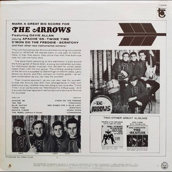 The Arrows featuring Davie Allan - Apache '65 (LP) - Image 2