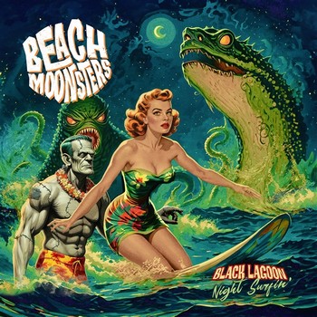 Beach Moonsters - Black Lagoon Night Surfin' (LP)