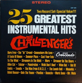 The Challengers - 25 Greatest Instrumental Hits   (2LP)
