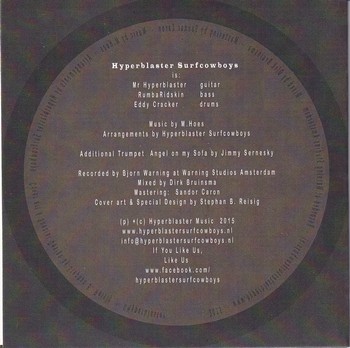 Hyperblaster Surfcowboys - Angel on my Sofa (CD-single) - Image 2