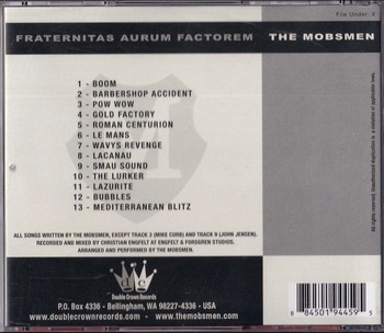 The Mobsmen - Fraternitas Aurum Factorem (CD) - Image 2