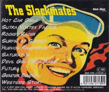 The Slackmates - Hot Car Girls (CD) - Image 2