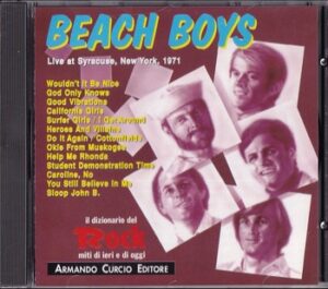 The Beach Boys - Live at Syracuse, New York, 1971   (CD)