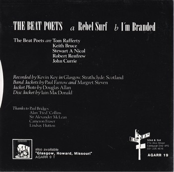 The Beat Poets – Rebel Surf (7") - Image 2