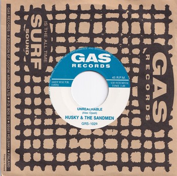 Husky & The Sandmen - Moonwaves (7") - Image 2