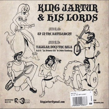 King Jartur & His Lords - Up in the Battlement (7") - Image 2