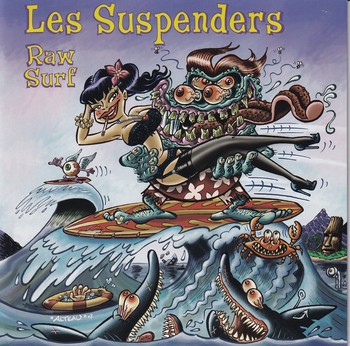 Les Suspenders - Raw Surf   (7"-EP)