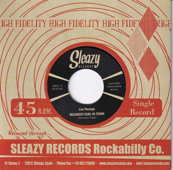 Los Twangs - Meanest Girl in Town (7")