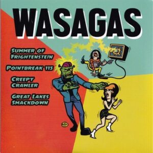 Mark Malibu & The Wasagas - The Hilarious House of Frightenstein   (7"-EP)