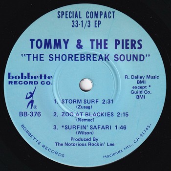 Tommy & The Piers – The Shorebreak Sound (7"-EP) - Image 2