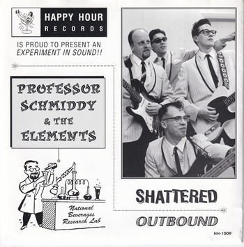 Professor Schmiddy & The Elements / The Lustre Kings   (split 7"-EP)