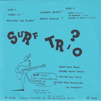 The Surf Trio – Surf Trio (7"-EP) - Image 2