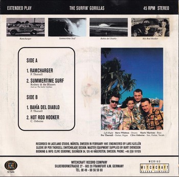 The Surfin' Gorillas - Ramcharger (7"-EP) - Image 2