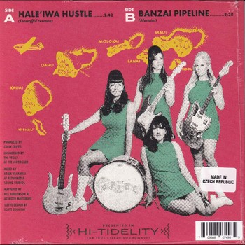 The Surfrajettes - Hale'iwa Hustle (7") - Image 2