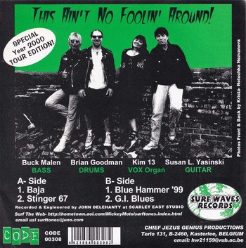 Susan and The Surftones - This Ain't No Beachparty! (7"-EP) - Image 2