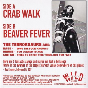 The Terrorsaurs – Crab Walk (7") - Image 2