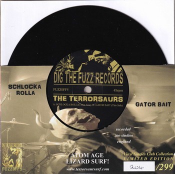 The Terrorsaurs – Schlocka Rolla (7") - Image 2