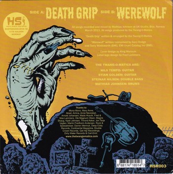 The Twang-O-Matics - Death Grip (7") - Image 2
