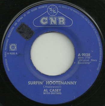 Al Casey – Surfin’ Hootenanny   (7")