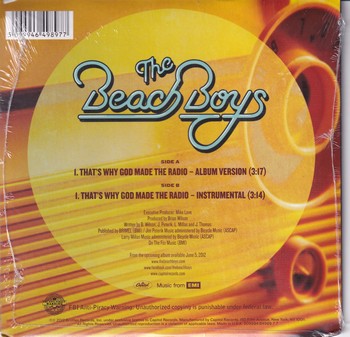 The Beach Boys – That’s why God Made the Radio (7") - Image 2