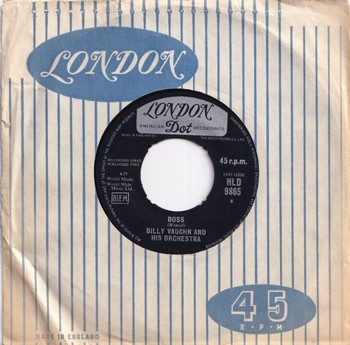 Billy Vaughn and His Orchestra - Boss (7")
