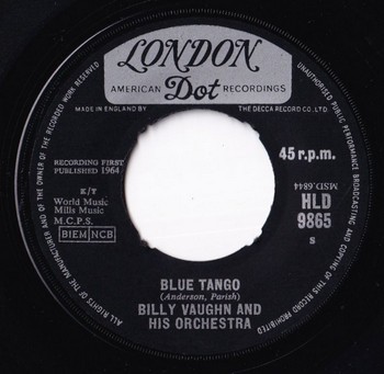 Billy Vaughn and His Orchestra - Boss (7") - Image 3
