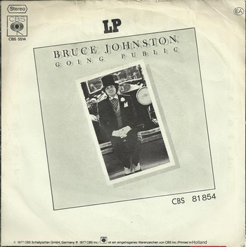 Bruce Johnston - Pipeline (7") - Image 2