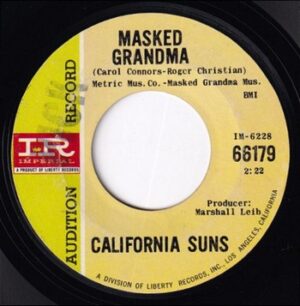 California Suns – Masked Grandma   (7")