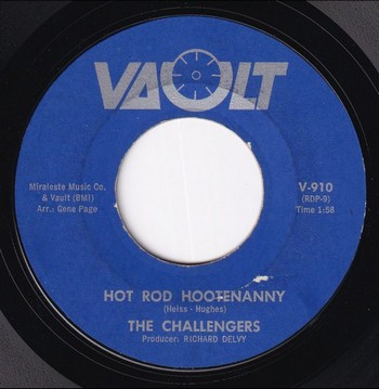 The Challengers – Hot Rod Hootenanny   (7")