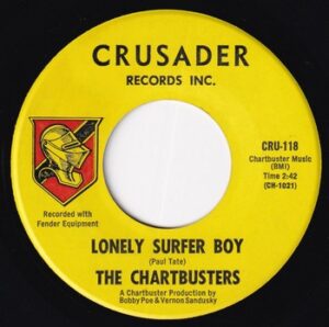 The Chartbusters – Lonely Surfer Boy   (7")