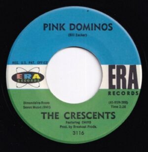 The Crescents (Featuring Chiyo) - Pink Dominos   (7")