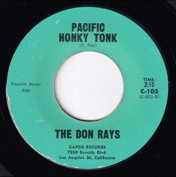 The Don Rays - Pacific Honky Tonk   (7")