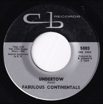 Fabulous Continentals – Undertow   (7")