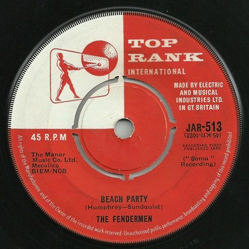 The Fendermen – Beach Party (7") - Image 2