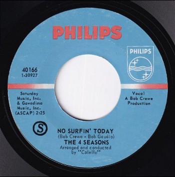 The 4 Seasons – No Surfin’ Today (7") - Image 2