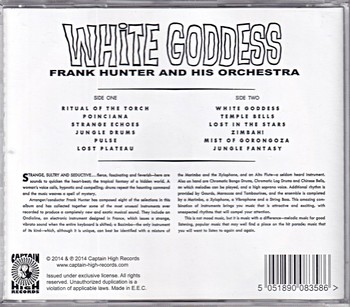 Frank Hunter and his Orchestra – White Goddess (CD) - Image 2