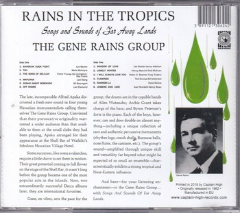 The Gene Rains Group – Rains in the Tropics (CD) - Image 2