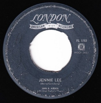 Jan & Arnie – Jennie Lee (7") - Image 2