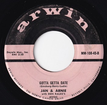 Jan & Arnie – Jennie Lee (7") - Image 2