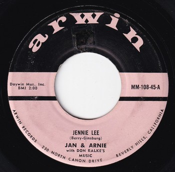 Jan & Arnie – Jennie Lee   (7")