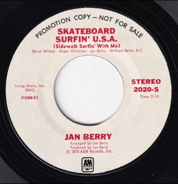 Jan Berry – Skateboard Surfin’ U.S.A. (7") - Image 2