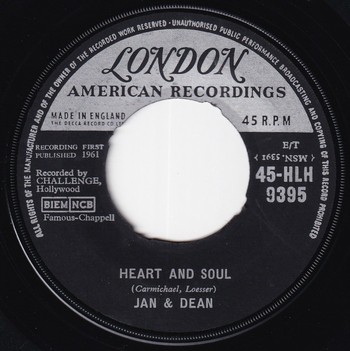 Jan & Dean - Heart and Soul (7")