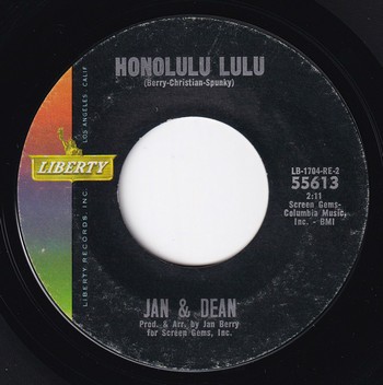 Jan & Dean - Honolulu Lulu (7")