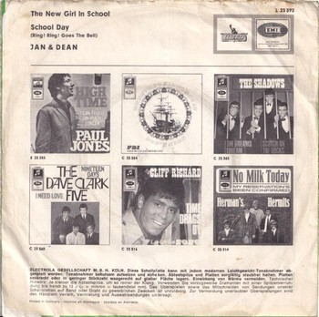 Jan & Dean – The New Girl in School (7") - Image 2